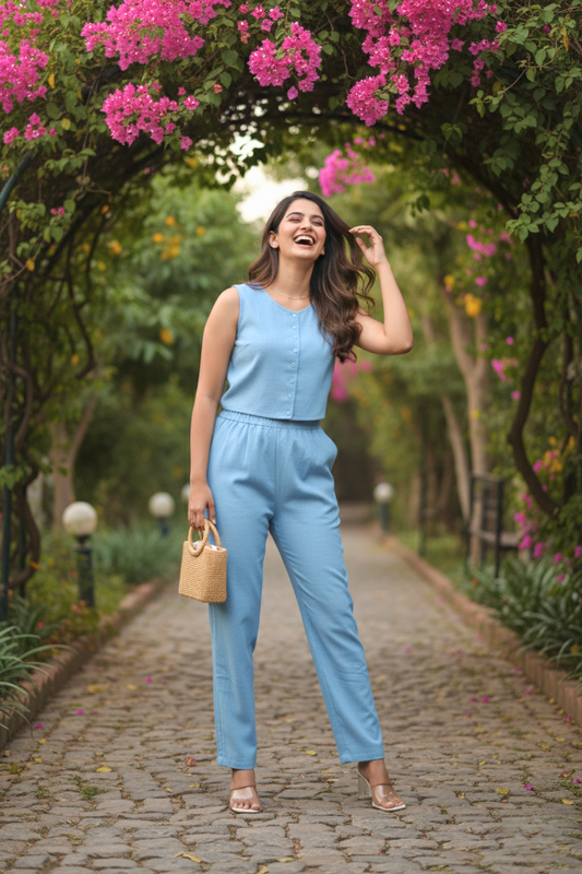 Light Blue Co-ord Set