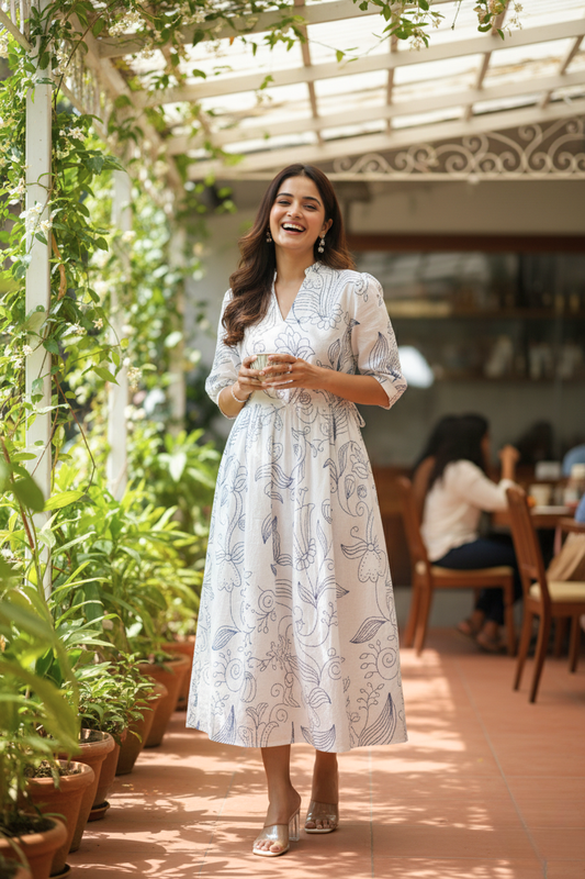 Indigo Bluebell Dress