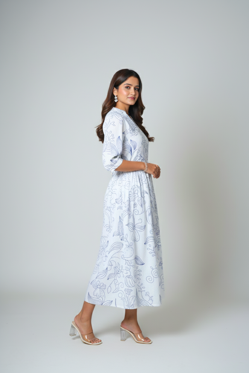 Indigo Bluebell Dress