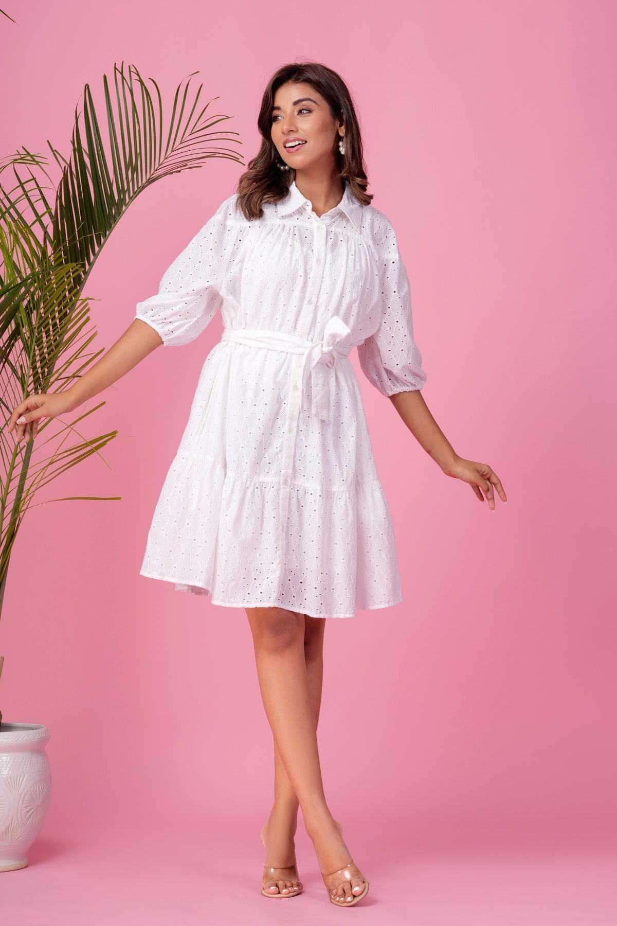 Audrey White Dress