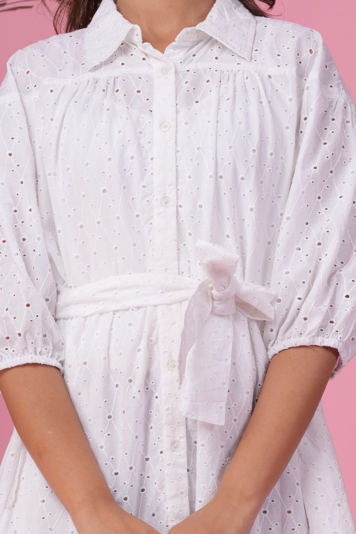 Audrey White Dress