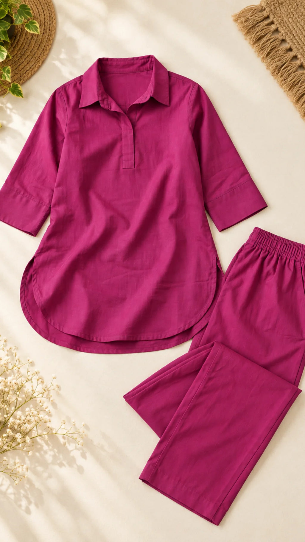 Plum Casual Set
