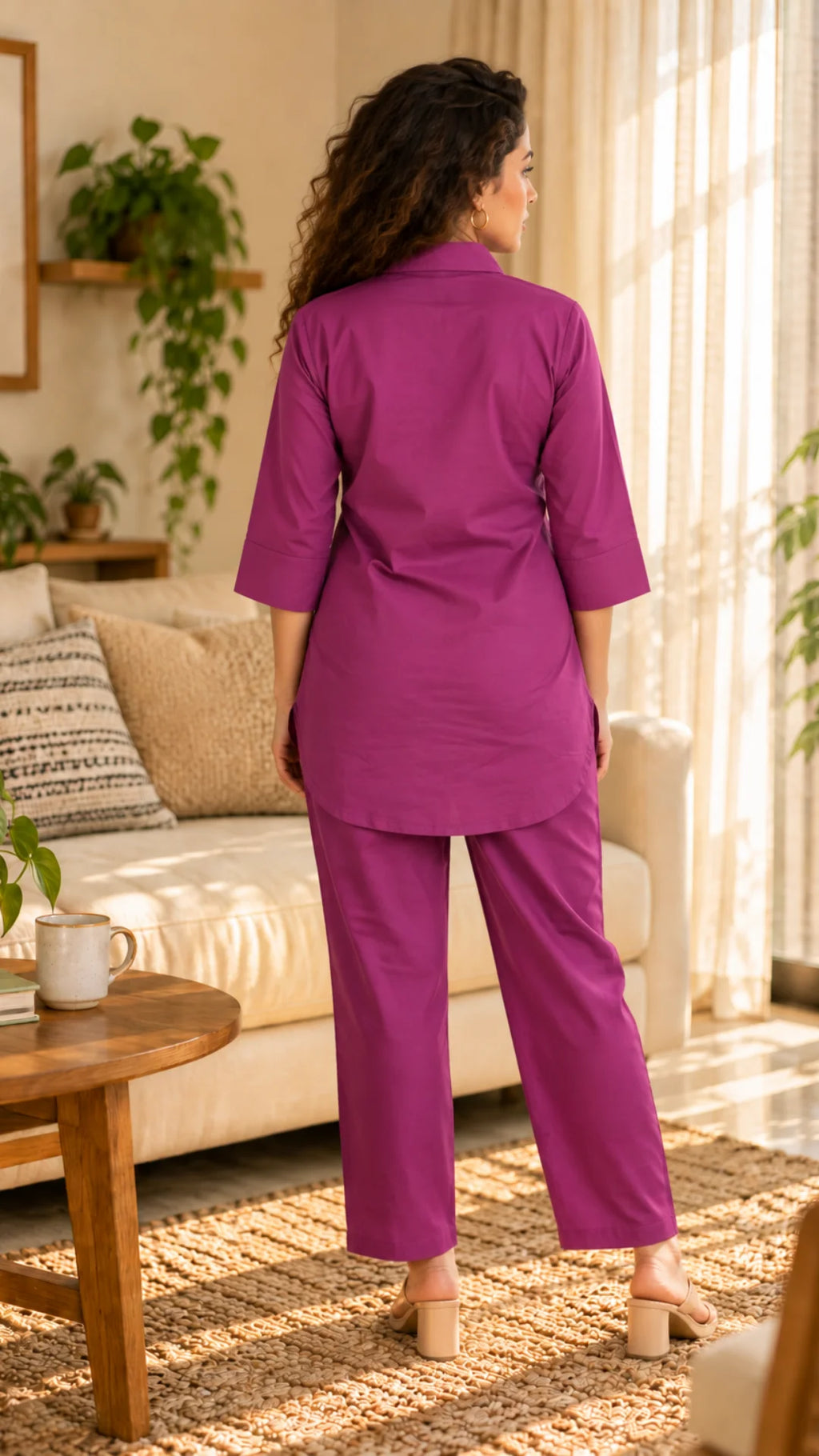 Plum Casual Set