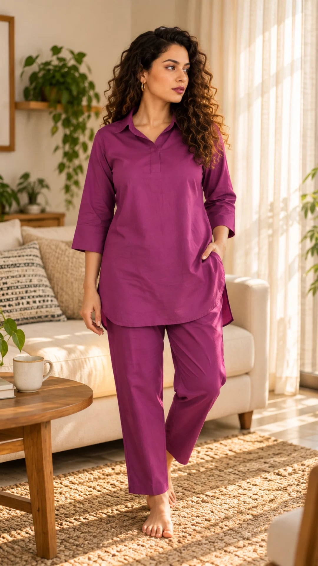 Plum Casual Set