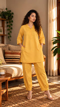 Marigold Kurta Styled Co-ord set