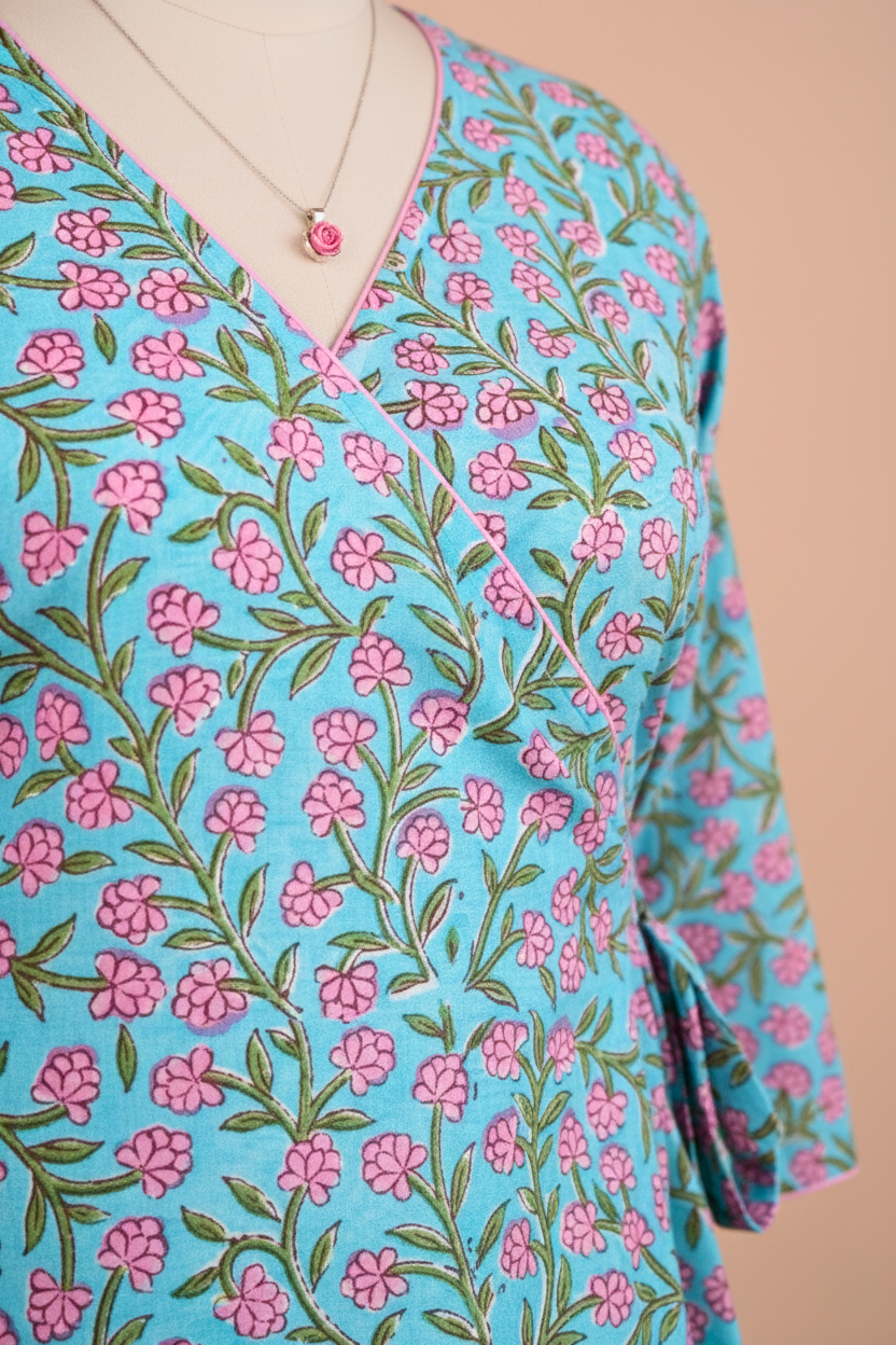 Green Yellow Vector Flower Midi Dress