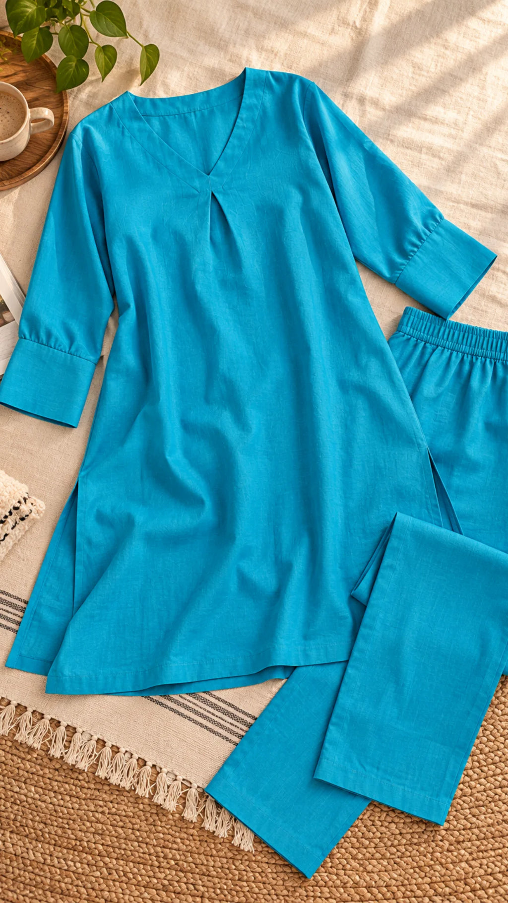 Turquoise Co-ord Set