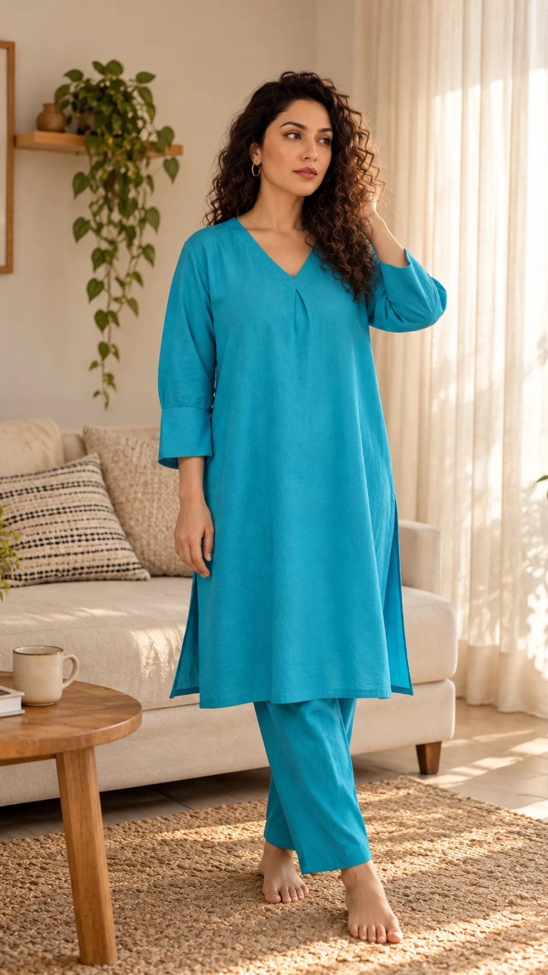 Turquoise Co-ord Set