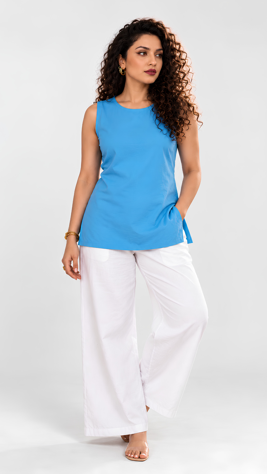 Jasmine Breeze Top with Plazo Pants