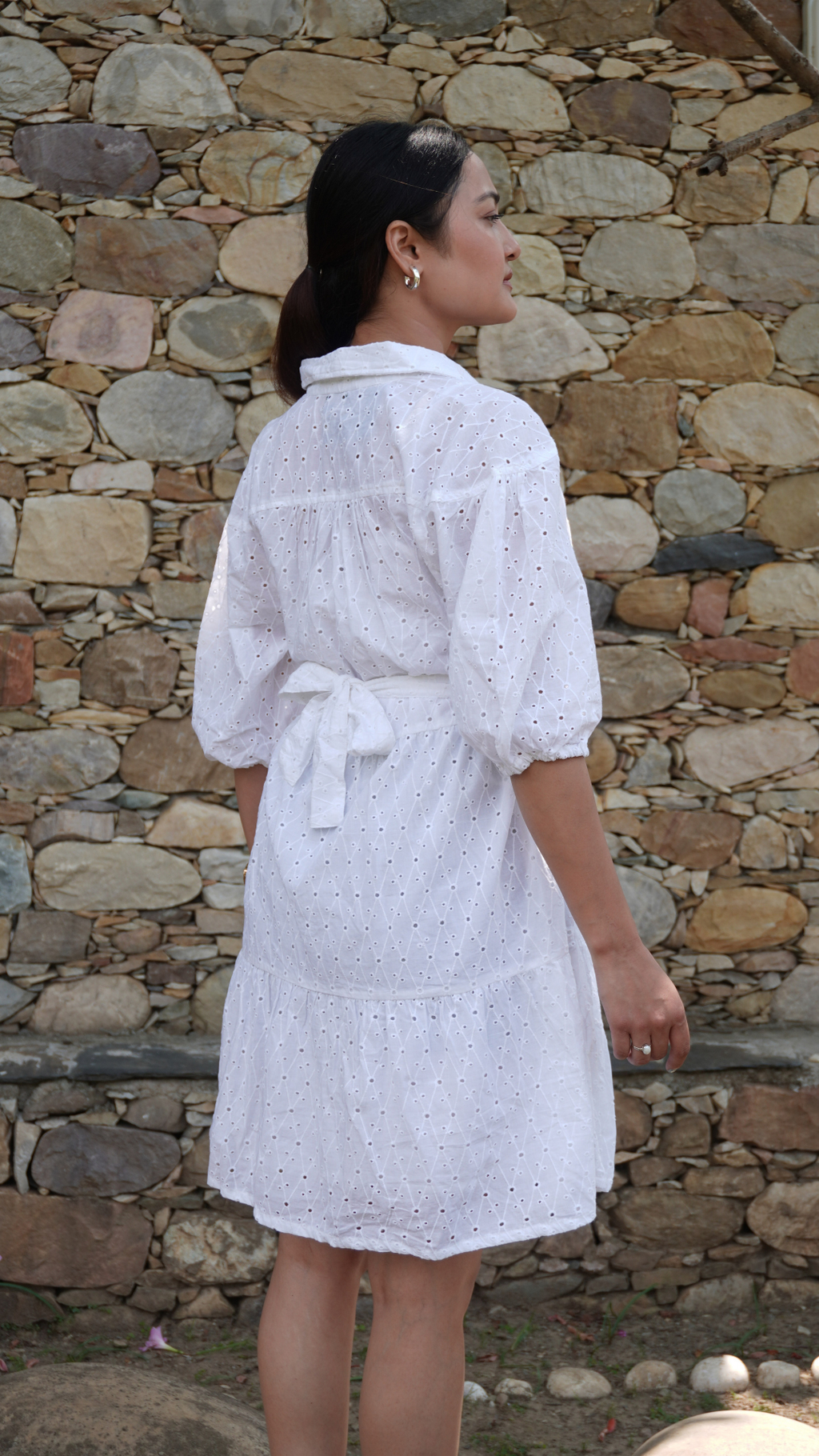 Audrey White Dress