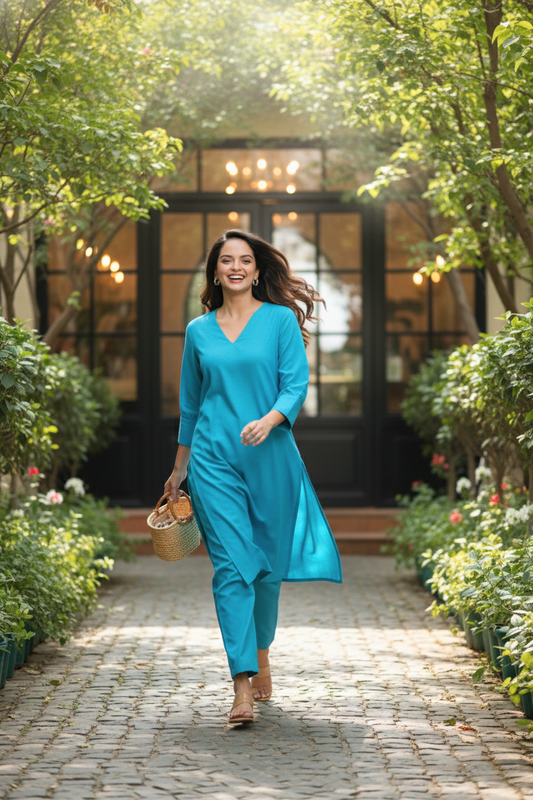 Turquoise Co-ord Set