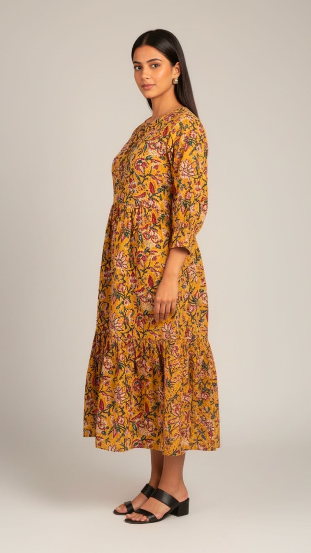 Sunlit Blossom Midi