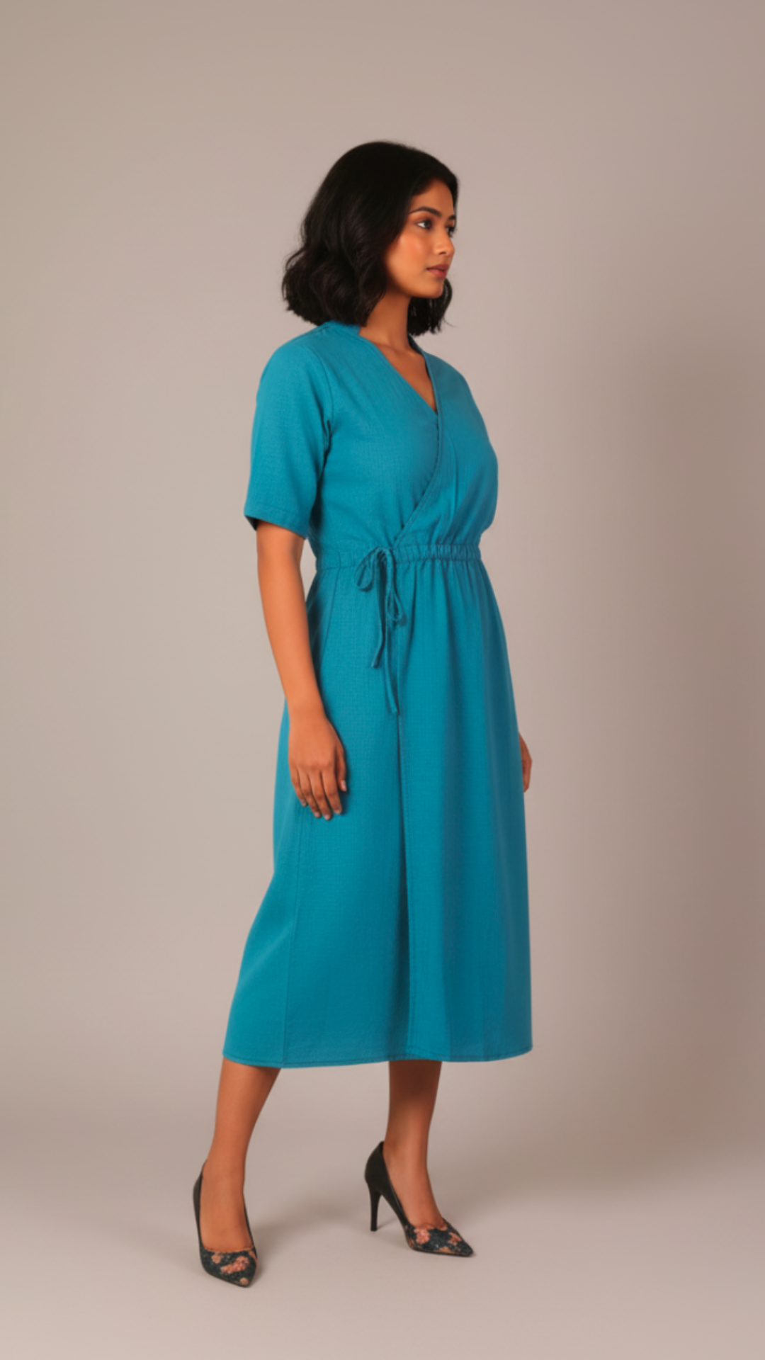 Aqua Ease Midi Dress