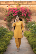 Marigold Kurta Styled Co-ord set