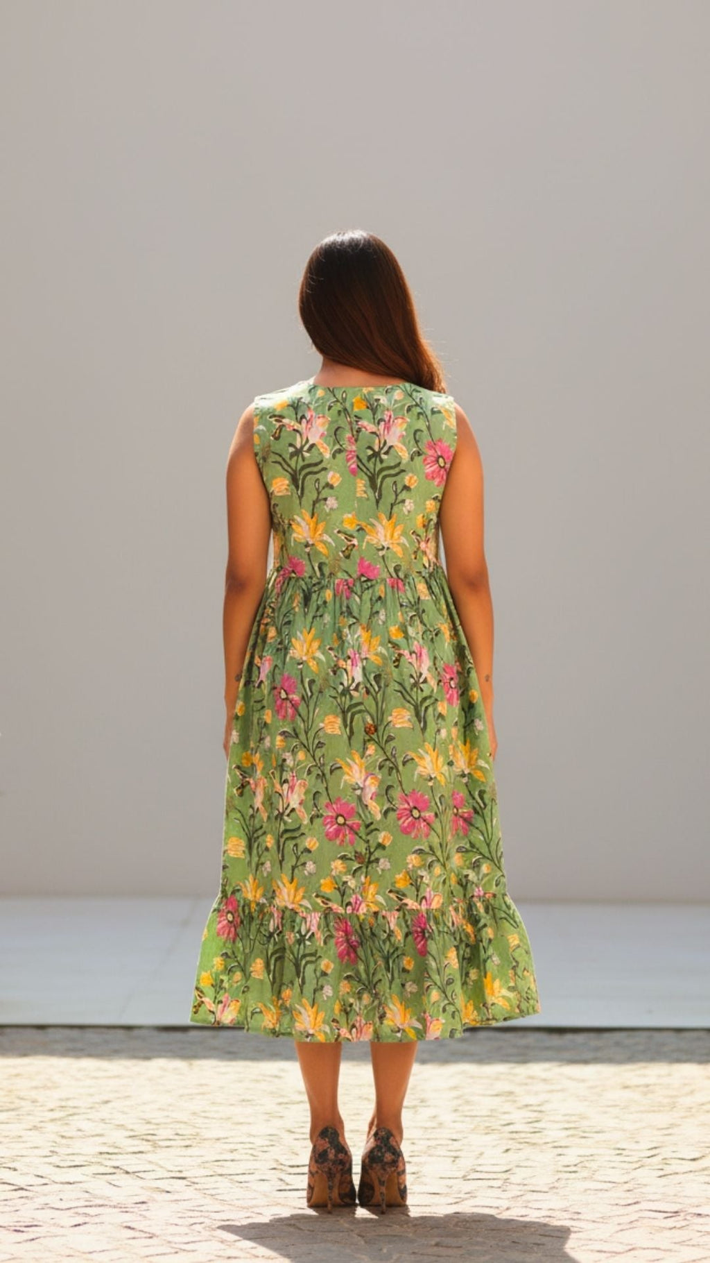 Garden Whispers Midi Dress