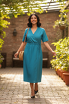 Aqua Ease Midi Dress