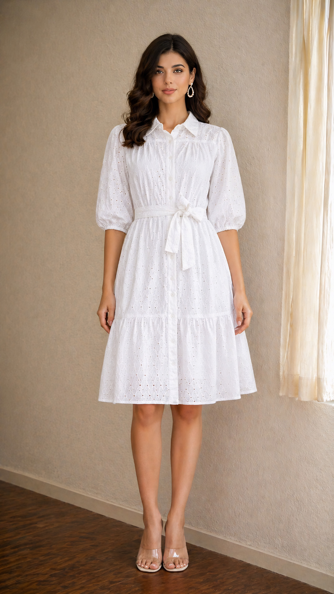 Audrey White Dress