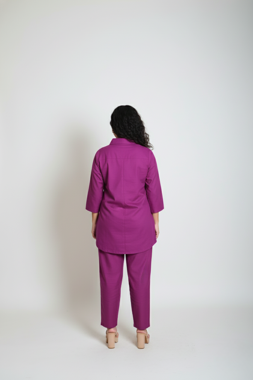 Plum Casual Set