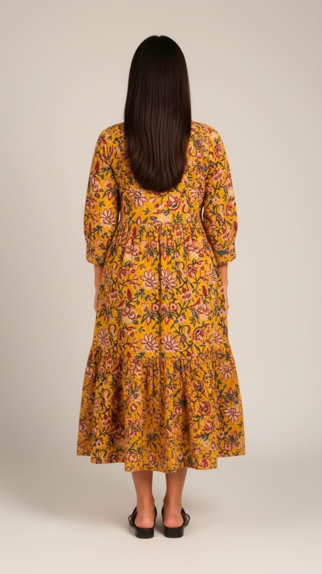 Sunlit Blossom Midi