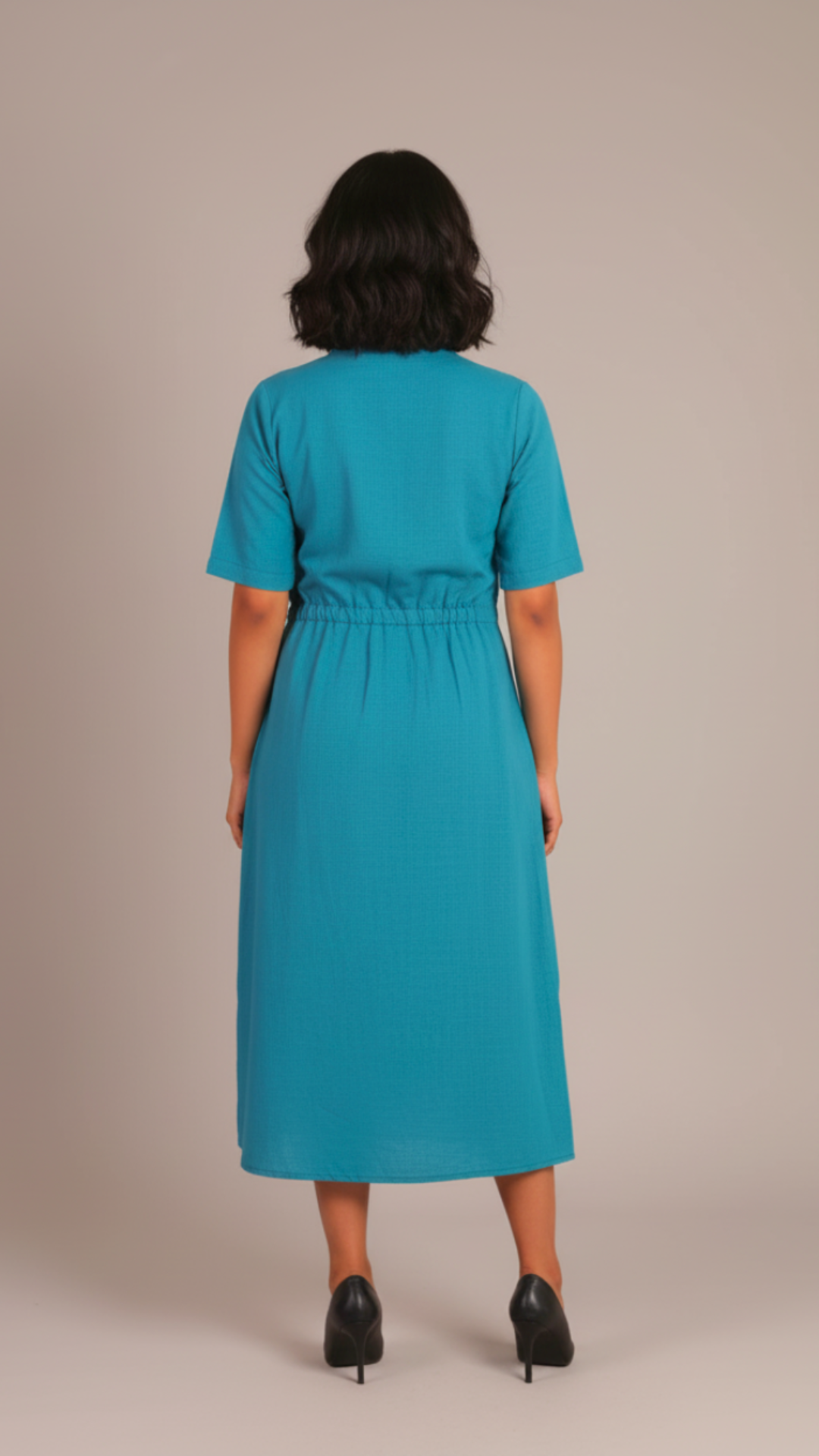 Aqua Ease Midi Dress