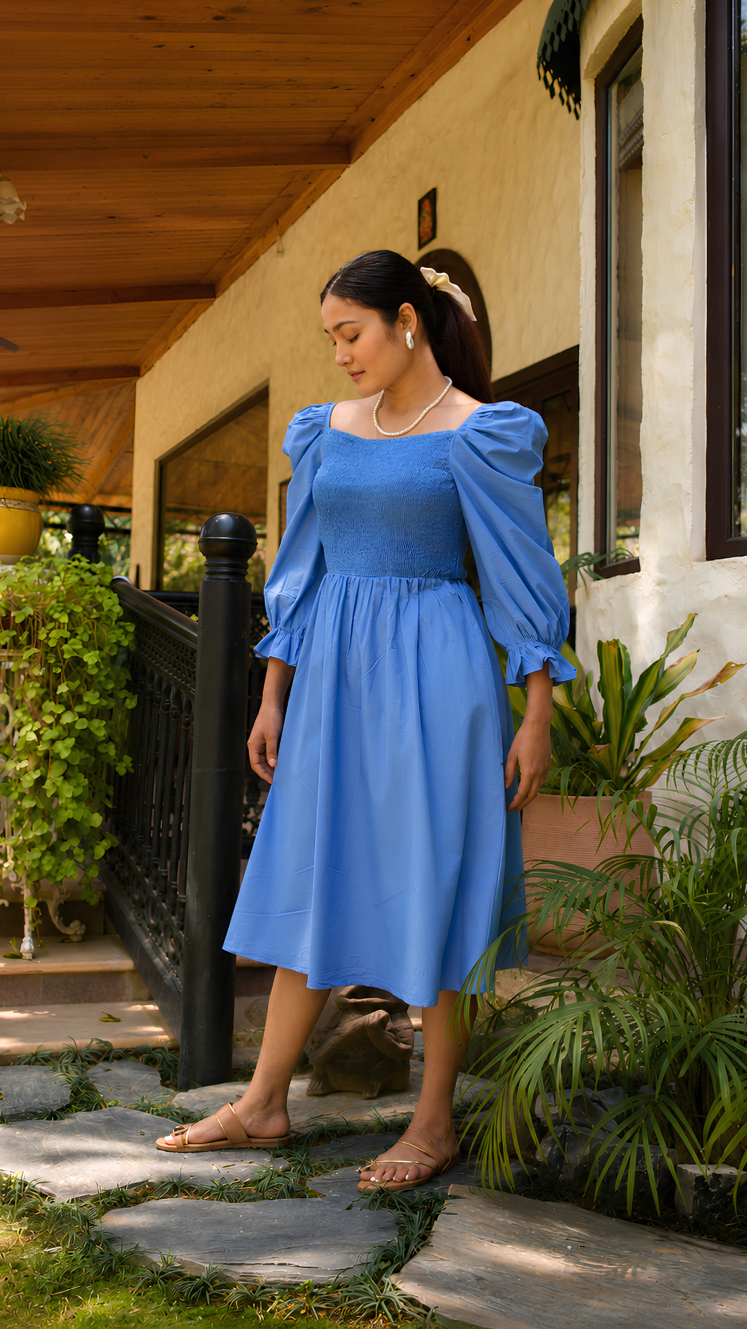 Blue Lotus Dress