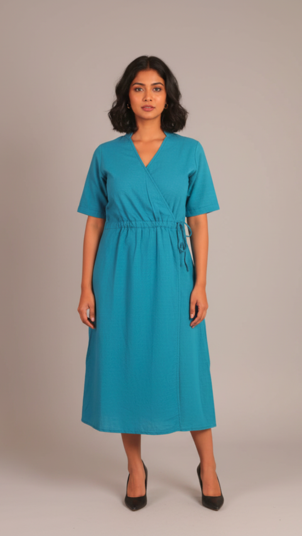 Aqua Ease Midi Dress