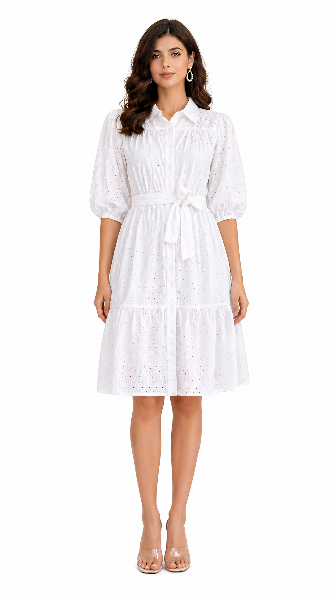 Audrey White Dress