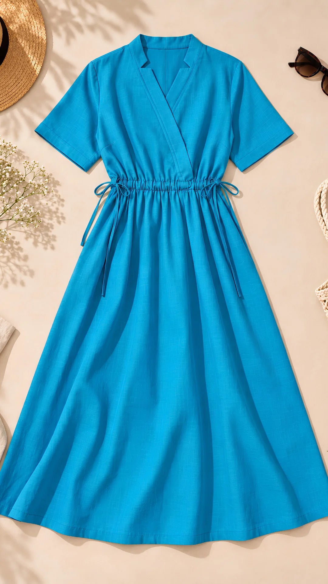 Aqua Ease Midi Dress