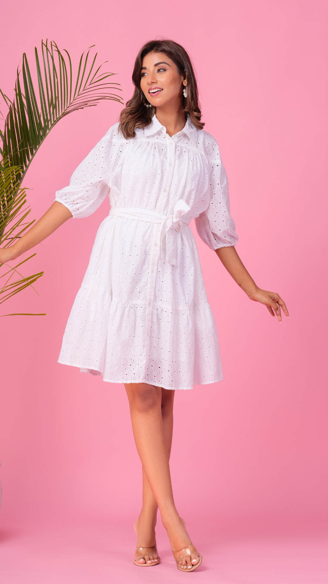 Audrey White Dress