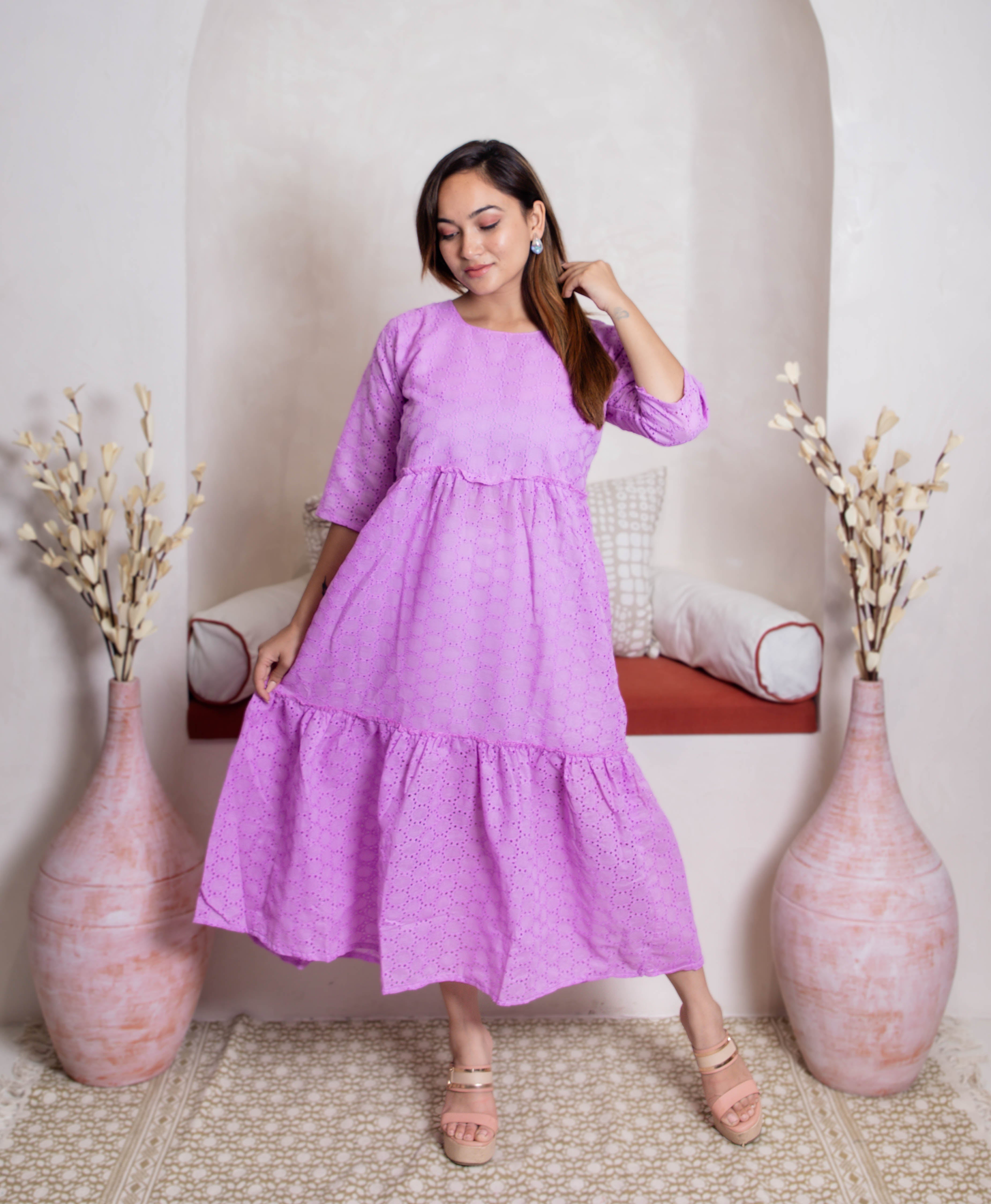 Lilac Meadow Dress