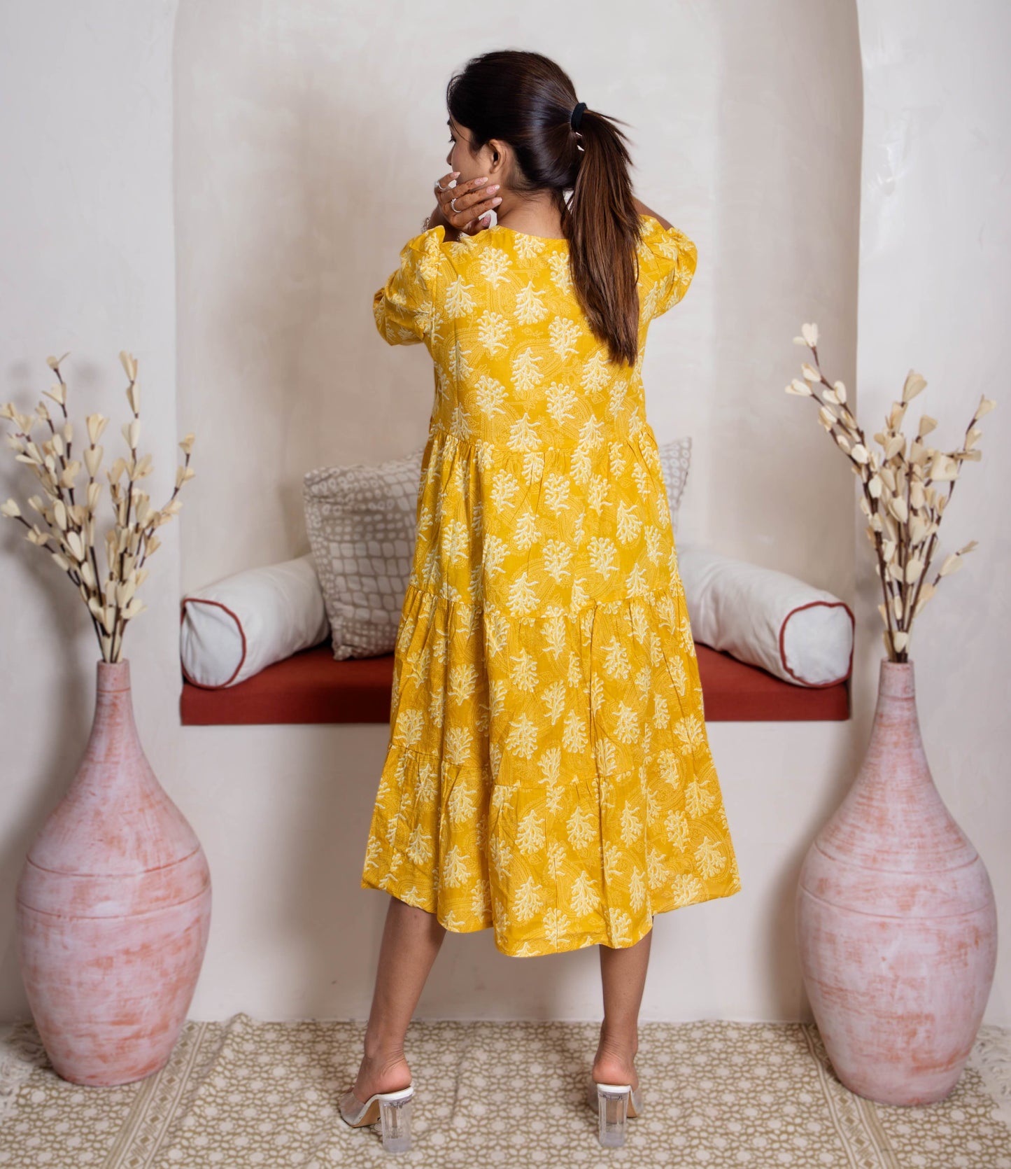 Golden Daffodil Dress - Mayin Clothing