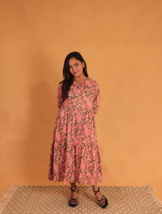 Blossom Ballet Midi Dress - Mayin Clothing