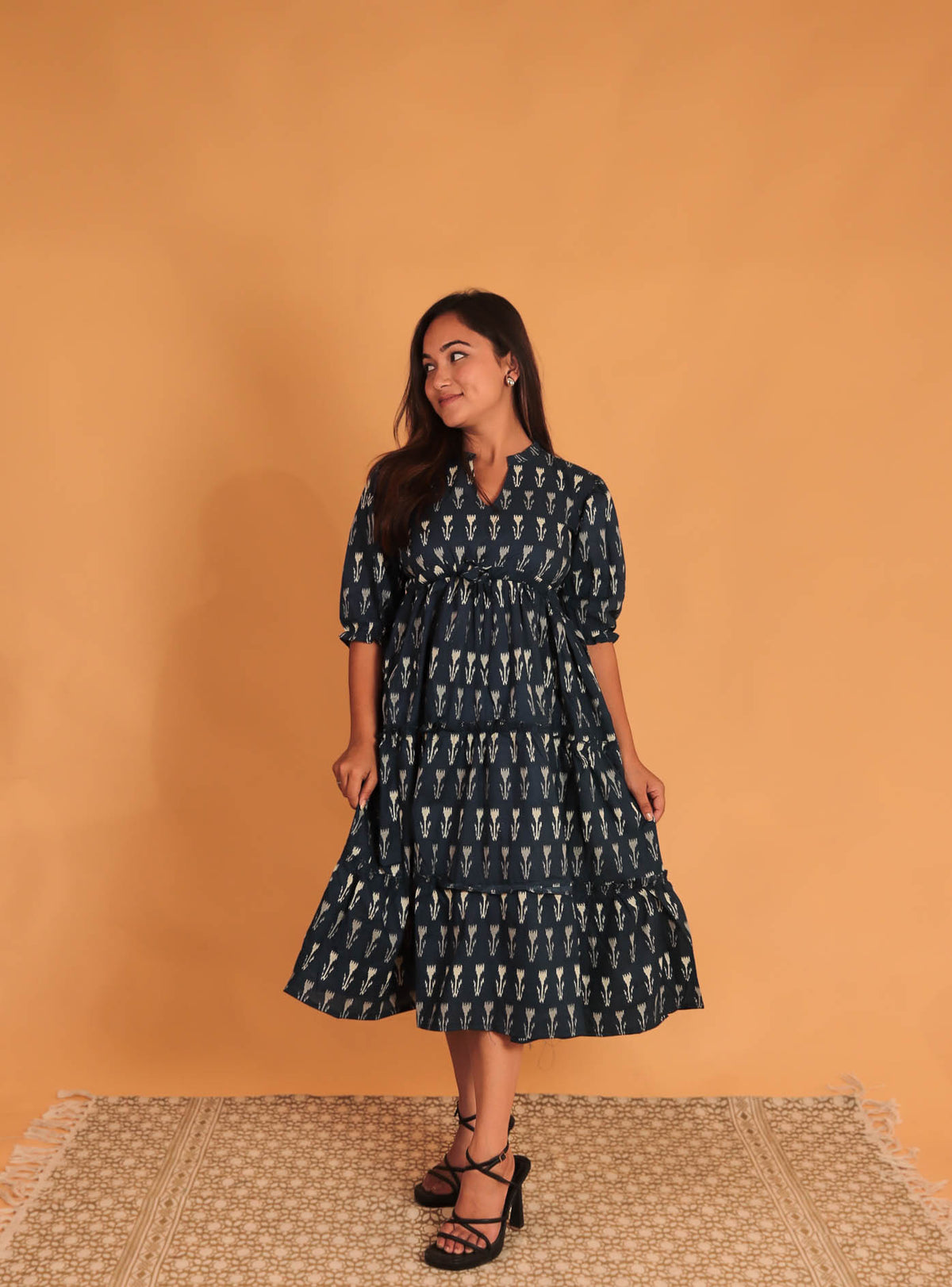 girl in flowy dress