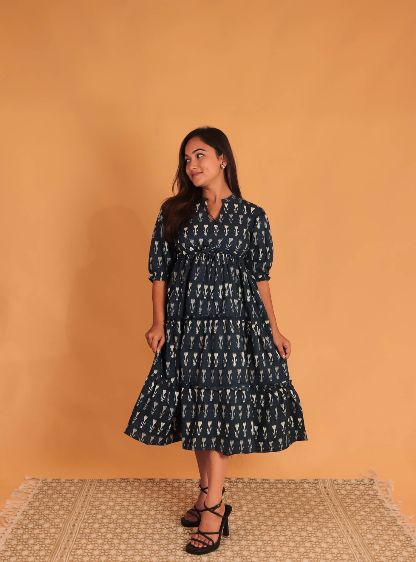 girl in flowy dress