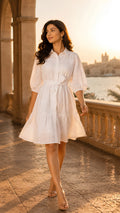 Audrey White Dress