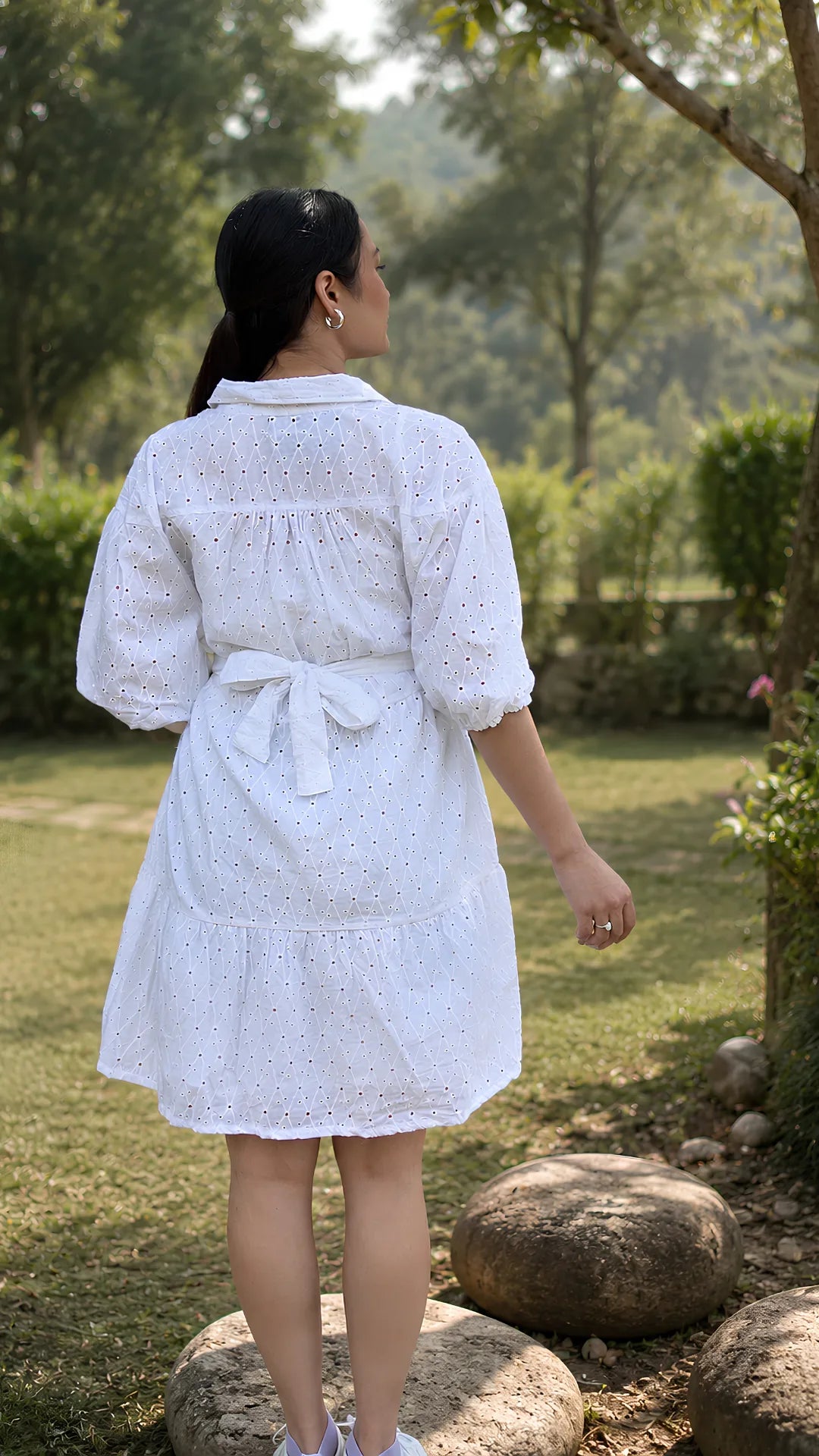 Audrey White Dress