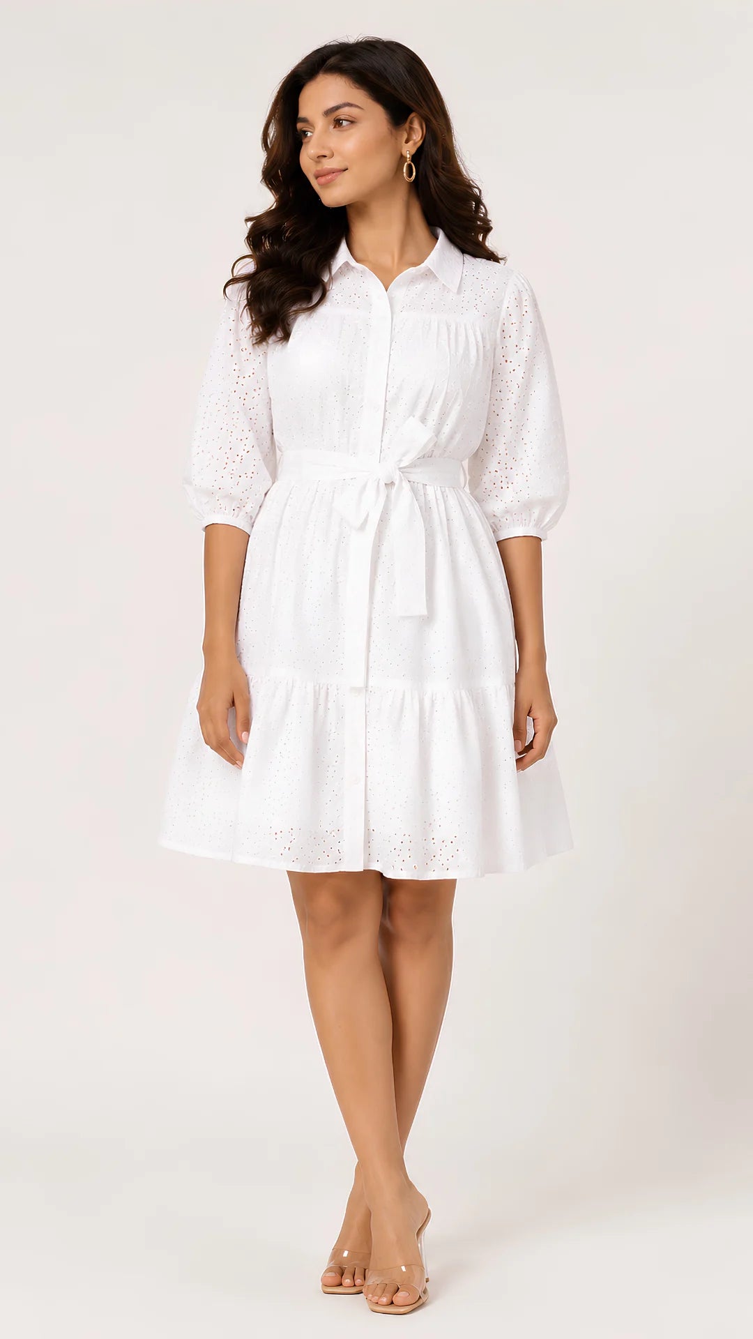 Audrey White Dress